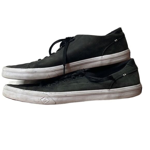 Sperry Top-Sider Striper LTT Grey Leather Lace Up Sneakers. Size 12 - Picture 2 of 8